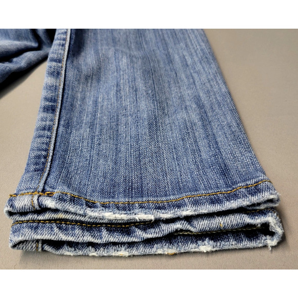 J Crew Jeans Womens 27 Ankle Light Wash Toothpick Skinny Distressed Stretch - Picture 4 of 14